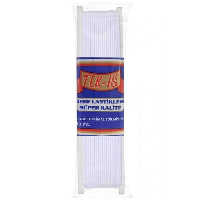Hubrendy Tedarik Tekis Lastik Bebe Lastiği 10 Metre
