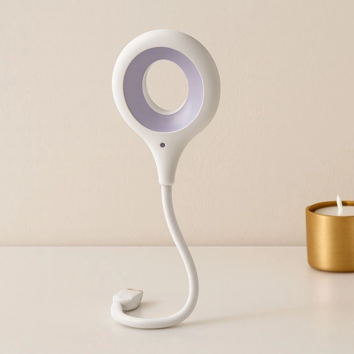 Hubrendy Tedarik USB Sesli Kontrol 16 LED Mini Masa Lambası