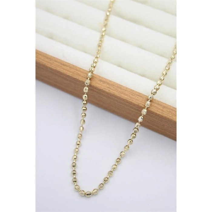 Hubrendy Tedarik Xuping Dorika Zincir Kolye - 45 cm - Altın