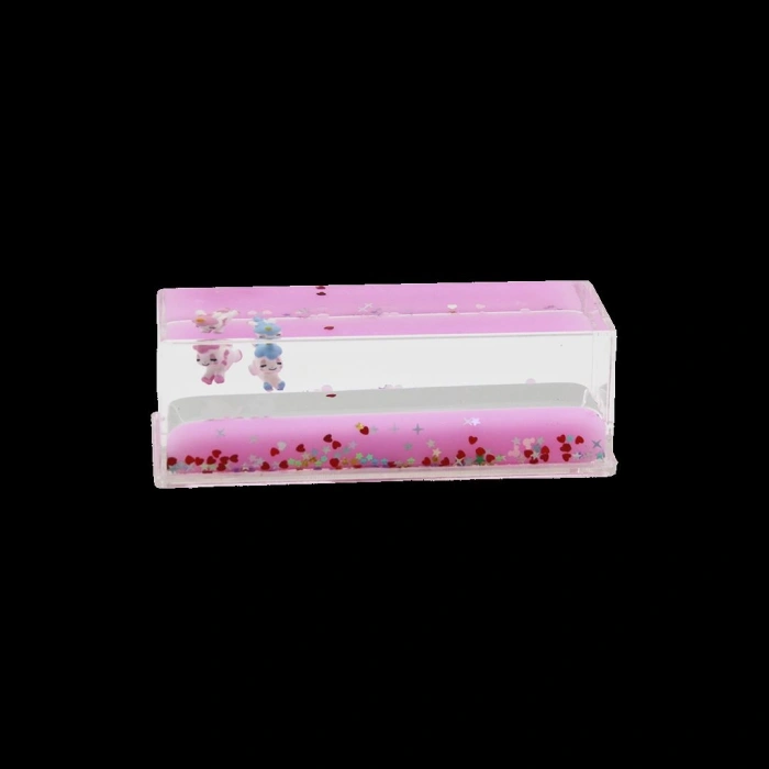 Hubrendy Tedarik Yüzen Batmayan Akvaryum Biblo (Pembe Su)