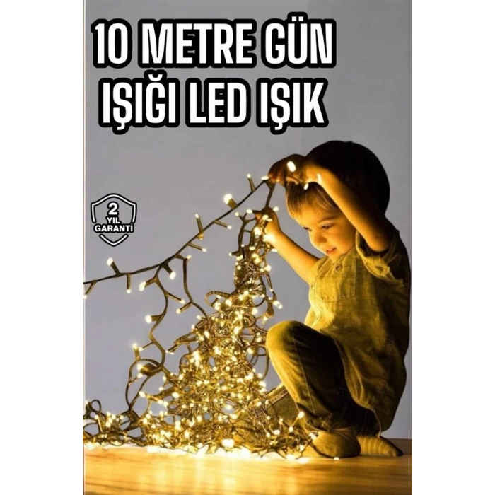 Hubrendy Tekno 10 Metre Led Işık Saçaklı Dekoratif Şerit Led