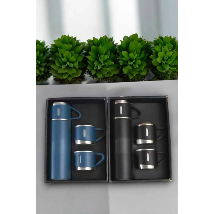 Hubrendy Tekno 500 ml Kapasiteli Taşınabilir Basınçlı Termos Seti Günlük Kullanım için İdeal