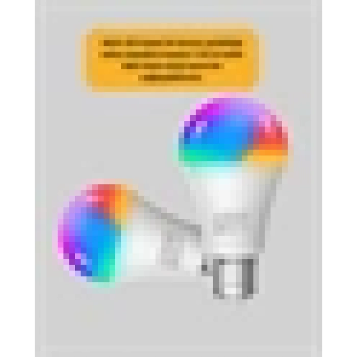 Hubrendy Tekno Akıllı 9W RGBW LED Ampul, tasaruflu romantik ışıklı
