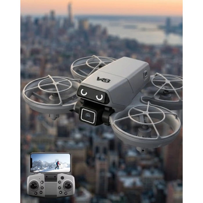 Hubrendy Tekno APP Kontrollü Kameralı Mini Drone Headless Mod Özellikli