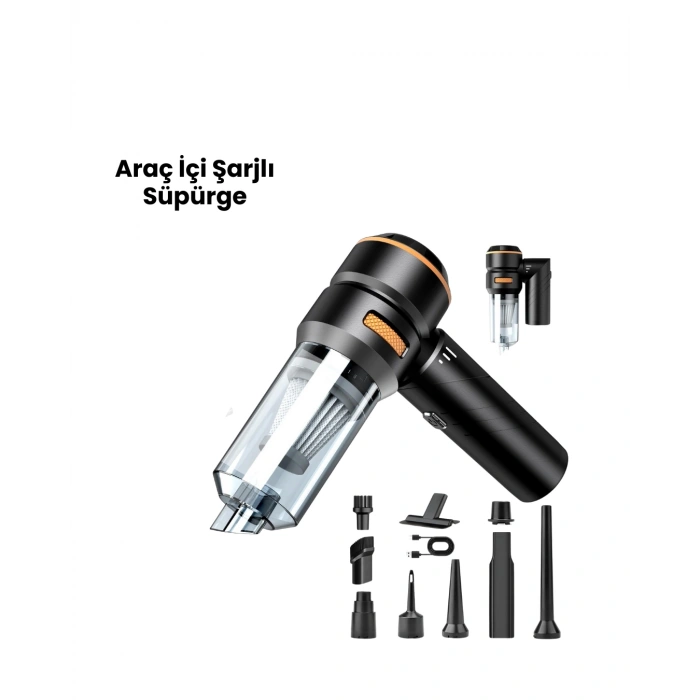 Hubrendy Tekno ARAÇ İÇİ PRO SÜPÜRGE
