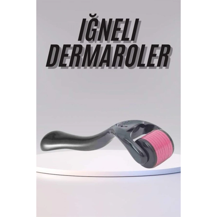 Hubrendy Tekno Derma Roller Titanyum Uçlu 540 Iğneli 1 Mm Iğne