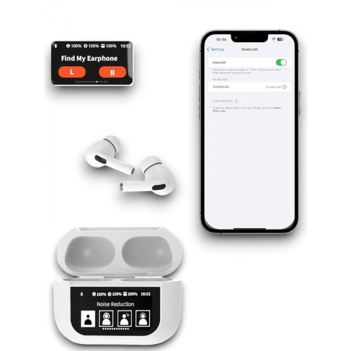 Hubrendy Tekno EKRANLI BLUETOOTH KULAKLIK