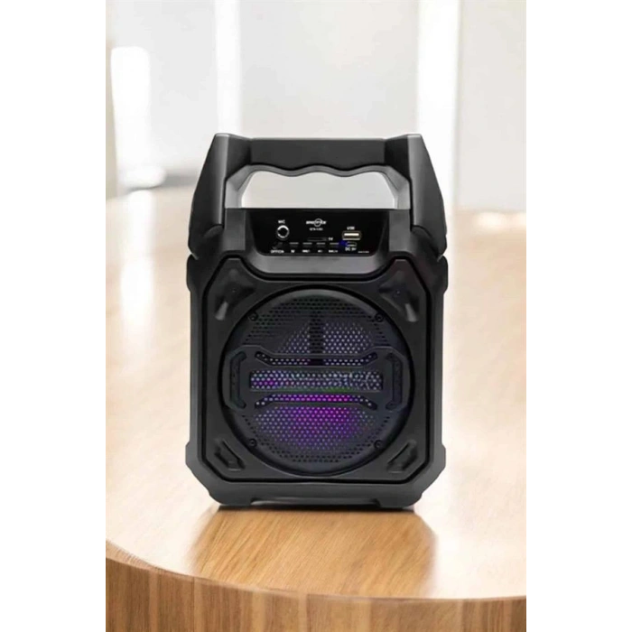 Hubrendy Tekno Güçlü ve Şarj Edilebilir Bluetooth Hoparlör 6.5 İnç