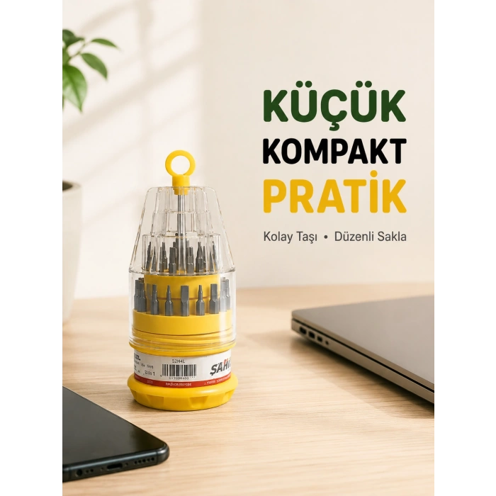 Hubrendy Tekno Hassas Tornavida Seti Kaymaz Saplı Elektronik Onarım Seti