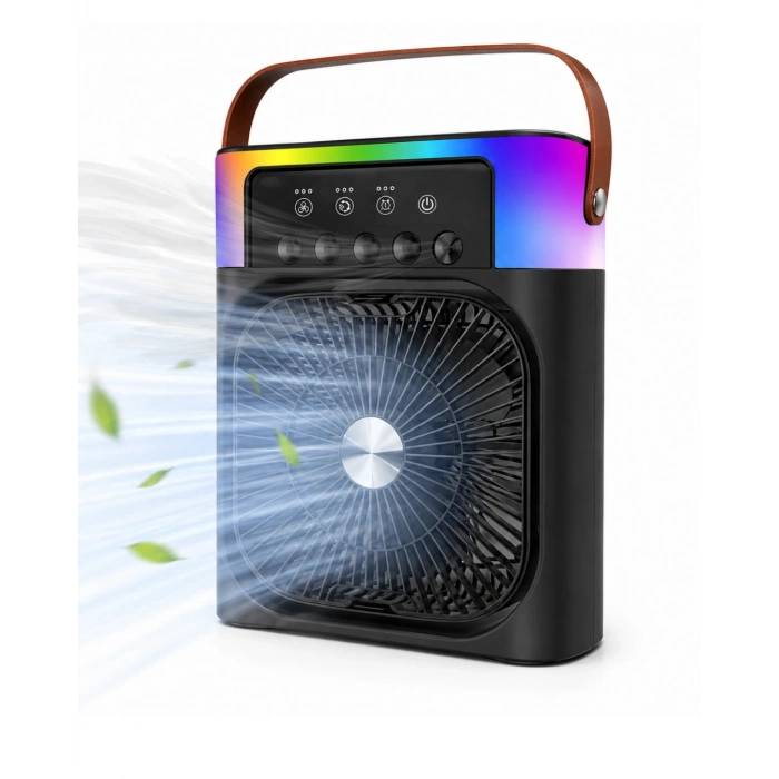 Hubrendy Tekno IŞIKLI FAN 5005 SİYAH