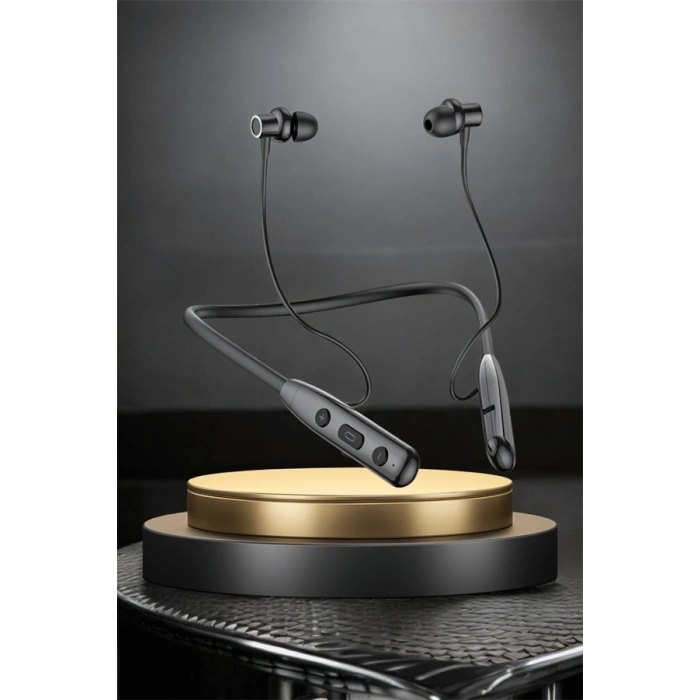 Hubrendy Tekno Kablolu Bluetooth Kulaklık Boyun Bantlı ANC Özelliği Yüksek Ses Kaliteli