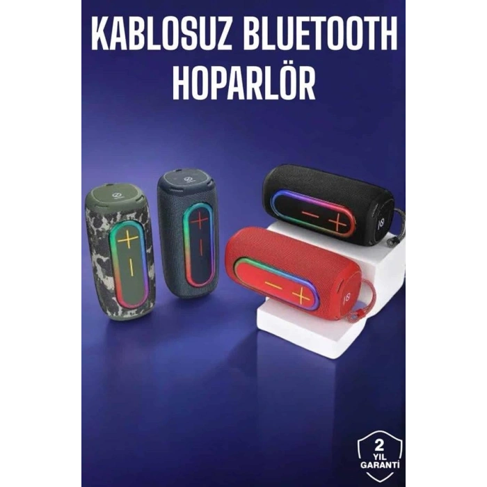 Hubrendy Tekno Kablosuz Bluetooth Hoparlör Taşınabilir