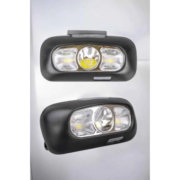 Hubrendy Tekno Kafa Lambası Kamp Lambası Led Işık Şarjlı Ayarlanabilir