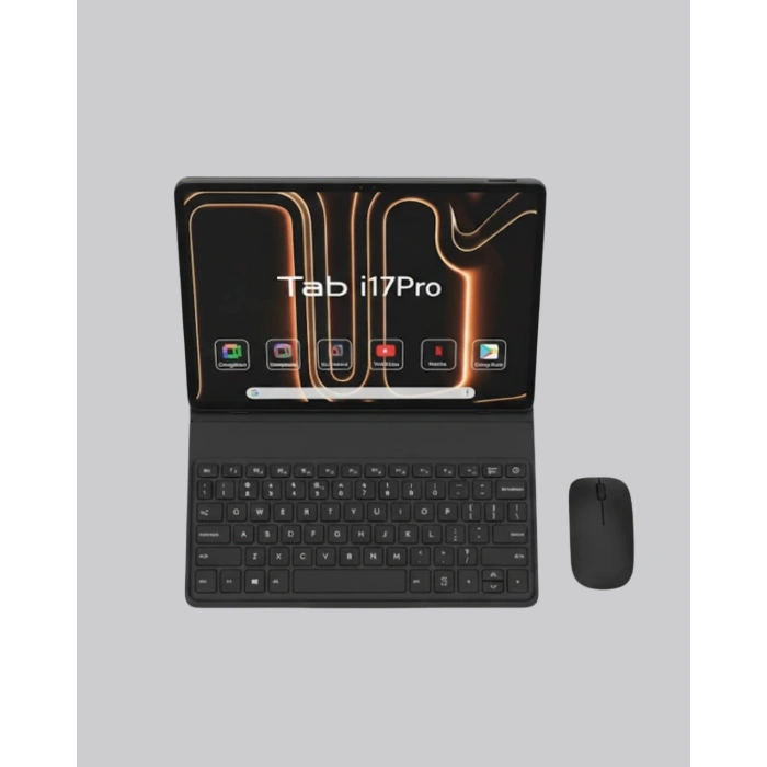 Hubrendy Tekno Klavye Kalem Mouse Dahil Android Tablet Uzun Pil Ömürlü