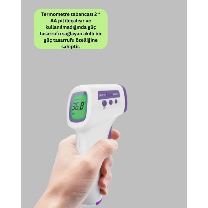 Hubrendy Tekno LCD EKRAN TEMASSIZ ATEŞ ÖLÇER