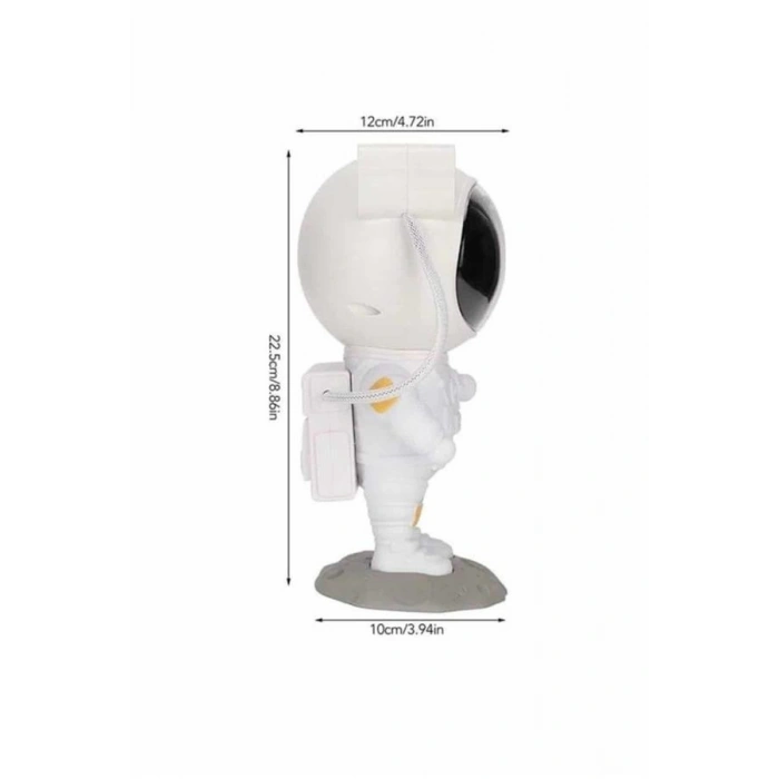 Hubrendy Tekno Projeksiyon Astronot Lamba Speaker Sevimli Astronot Bluetooth Hoparlör