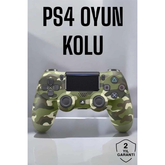 Hubrendy Tekno PS4 Oyun Kolu Kamuflaj Desenli Joystick