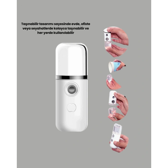 Hubrendy Tekno Taşınabilir Akıllı Buhar Nemlendirici
