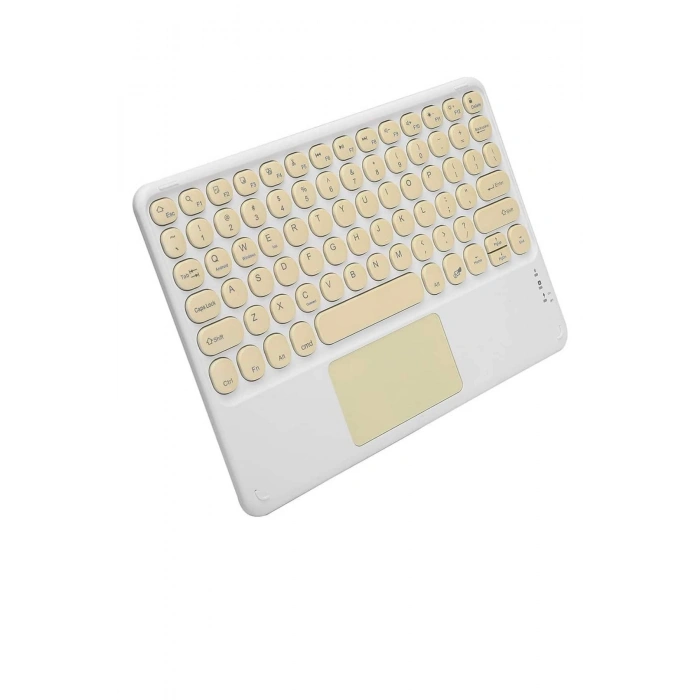 Hubrendy Tekno Touchpad Uyumlu Bluetooth Klavye Slim Kablosuz Wifi Q Klavye