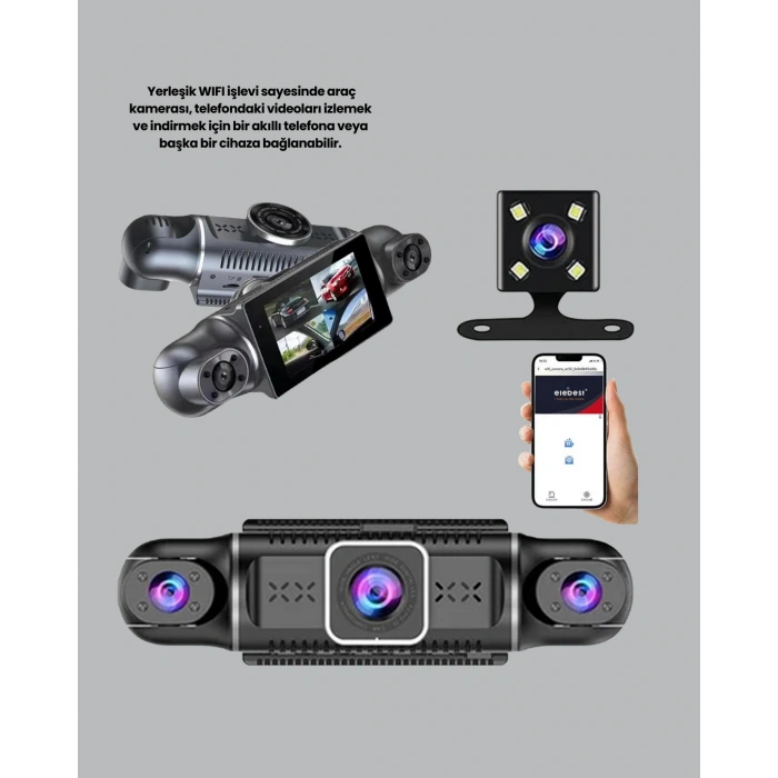 Hubrendy Tekno Y10 Araç İçi Kamera