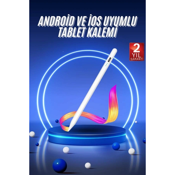 Hubrendy Tekno Yazı Çizim Kalemi İos Android Windows Uyumlu Tablet Telefon