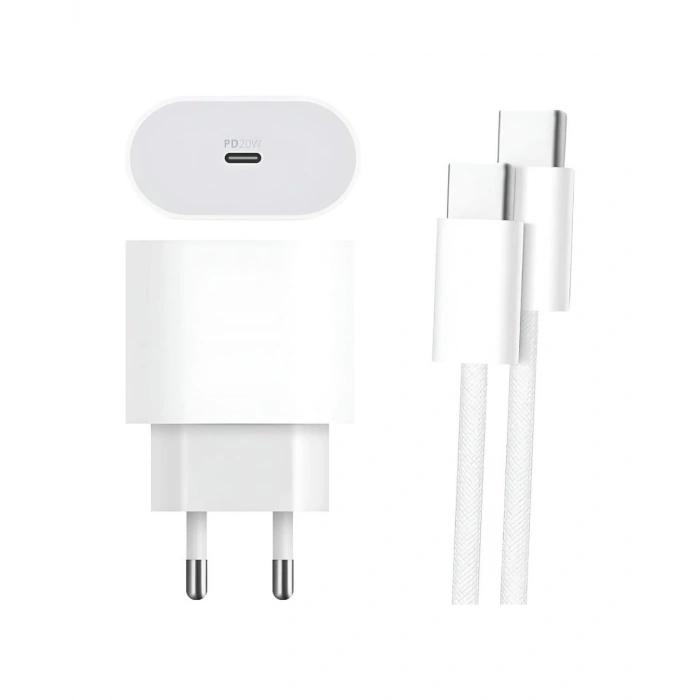 Hubrendy Tekno Yeni Nesil 35W USB-C Duvar Şarj Adaptörü Kablo Hediyeli