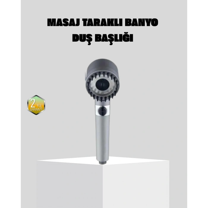 Hubrendy Tekno Yüksek Basınçlı Masajlı Duş Başlığı Su Tasarruflu