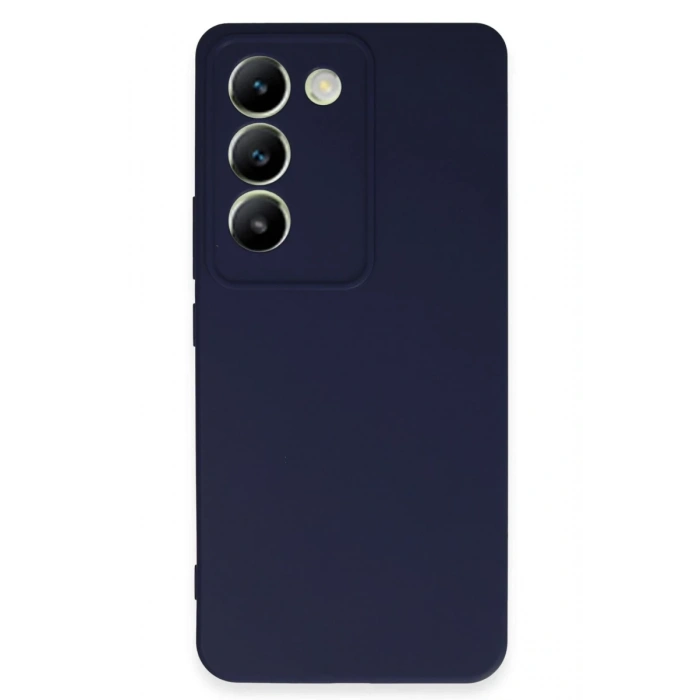 Hubrendy Bez Vivo V30 Lite 4G Kılıf First Silikon - Lacivert
