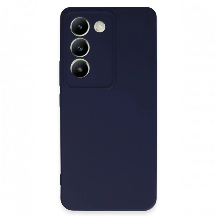 Hubrendy Bez Vivo V30 Lite 4G Kılıf First Silikon - Lacivert