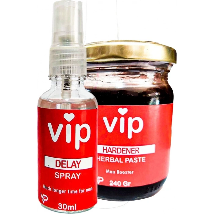 Hubrendy Bez Vıp DELAY30 Mlsprey + Erkeklere Ekstradestek Özel PERFORMANSMACUNU240 gr