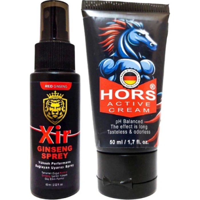 Hubrendy Bez Xir 3xeffect Spray 50 ml - Hors Active Cream 50 ml