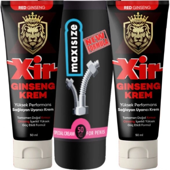 Hubrendy Bez Xir Delaycream 50 ml 2 Adet + Maxi Size Cream 50 ml Erkeğe Özel Set