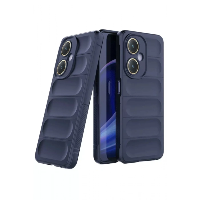 Hubrendy Bez Vivo Y27 Kılıf Optimum Silikon - Lacivert