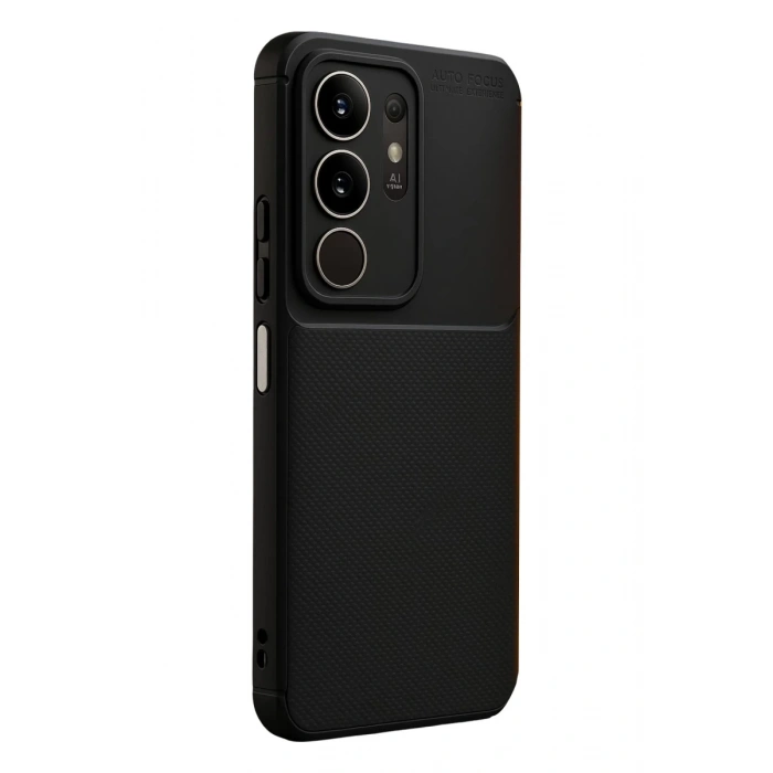 Hubrendy Bez Vivo Y29 4G Auto Focus Karbon Kapak - Siyah