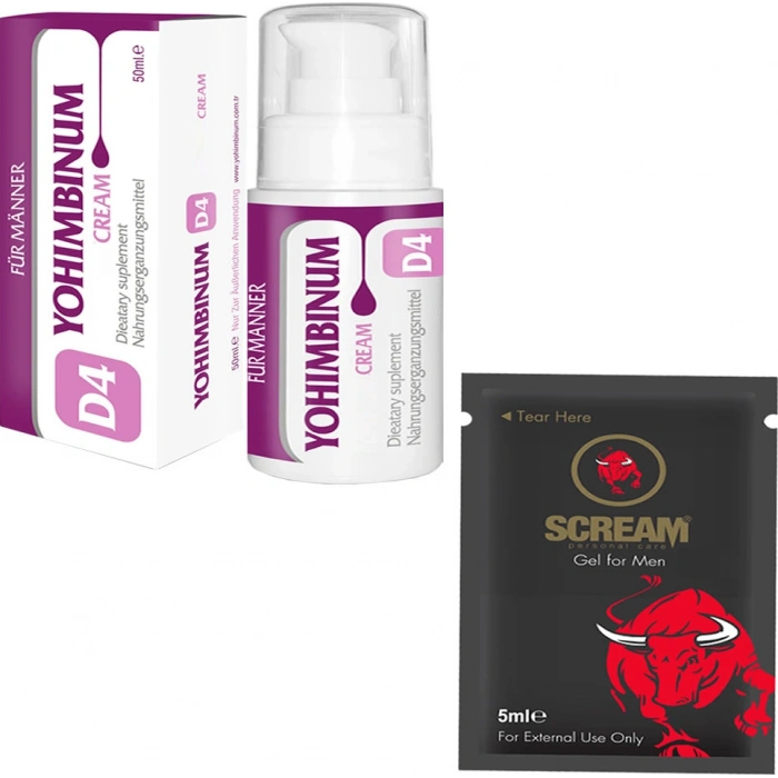Hubrendy Bez Yohimbinum For Men Krem Erkeklere Özel 50 ML