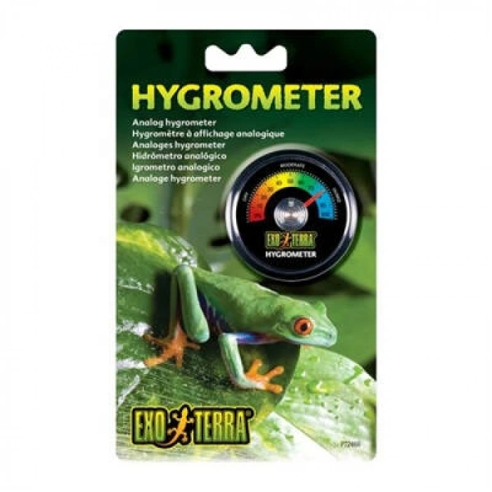Hygrometer Nem Ölçer & Analog Yuvarlak Teraryum Higrometresi