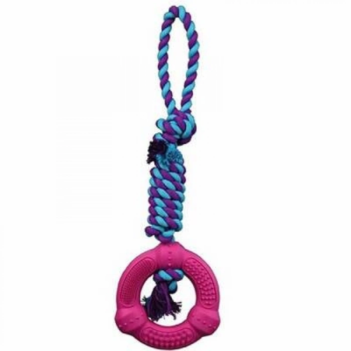İpli Kauçuk Köpek Oyuncağı 12x41 Cm