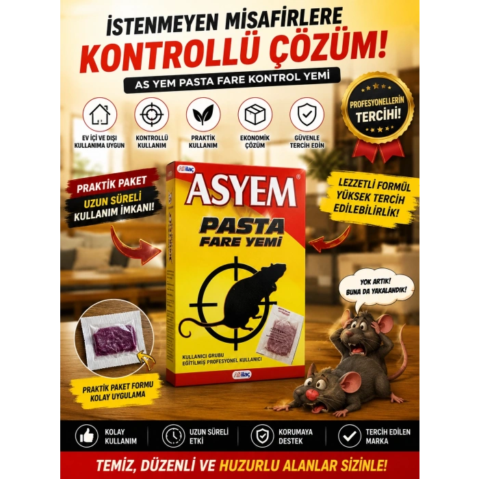 Pasta Fare Kontrol Yemi Pratik Paketli Kontrollü Kullanım