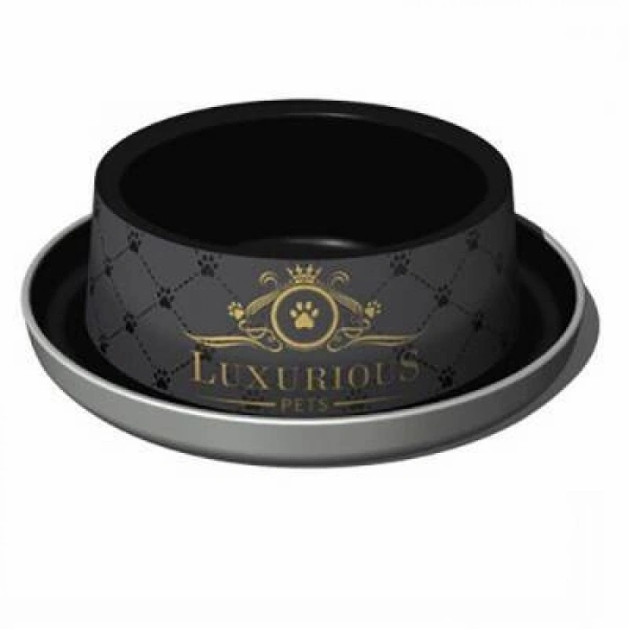 Trendy Luxurious Plastik Kedi Mama Su Kabı 350 Ml