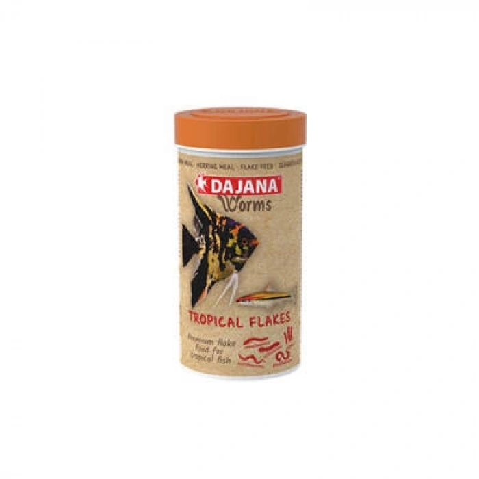 Worms Tropical Flakes Akvaryum Balık Yemi 250 Ml 45 Gr