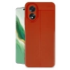 Hubrendy Bez Oppo A38 Kılıf Auto Focus Kapak - Kırmızı