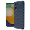 Hubrendy Bez Oppo A38 Kılıf Auto Focus Karbon Kapak - Lacivert