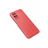 Hubrendy Bez Oppo A54 4G Kılıf Auto Focus Kapak - Kırmızı