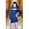 Hubrendy Beru B102707 Seksi Rahibe Kostümü
