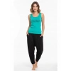 Hubrendy Beru Bayan Yazlık Poly Şalvarlı Pijama 21519
