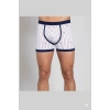 Hubrendy Beru Berrak Çapa Ve Çizgi Baskı Erkek  Boxer 1107