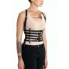 Hubrendy Beru Beşli Bağlamalı Deri Göğüs Harness - Brf630