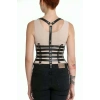 Hubrendy Beru Beşli Bağlamalı Deri Göğüs Harness - Brf630