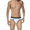 Hubrendy Beru Beyaz Jockstrap Erkek  İç Giyim