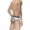 Hubrendy Beru Beyaz Jockstrap Erkek  İç Giyim
